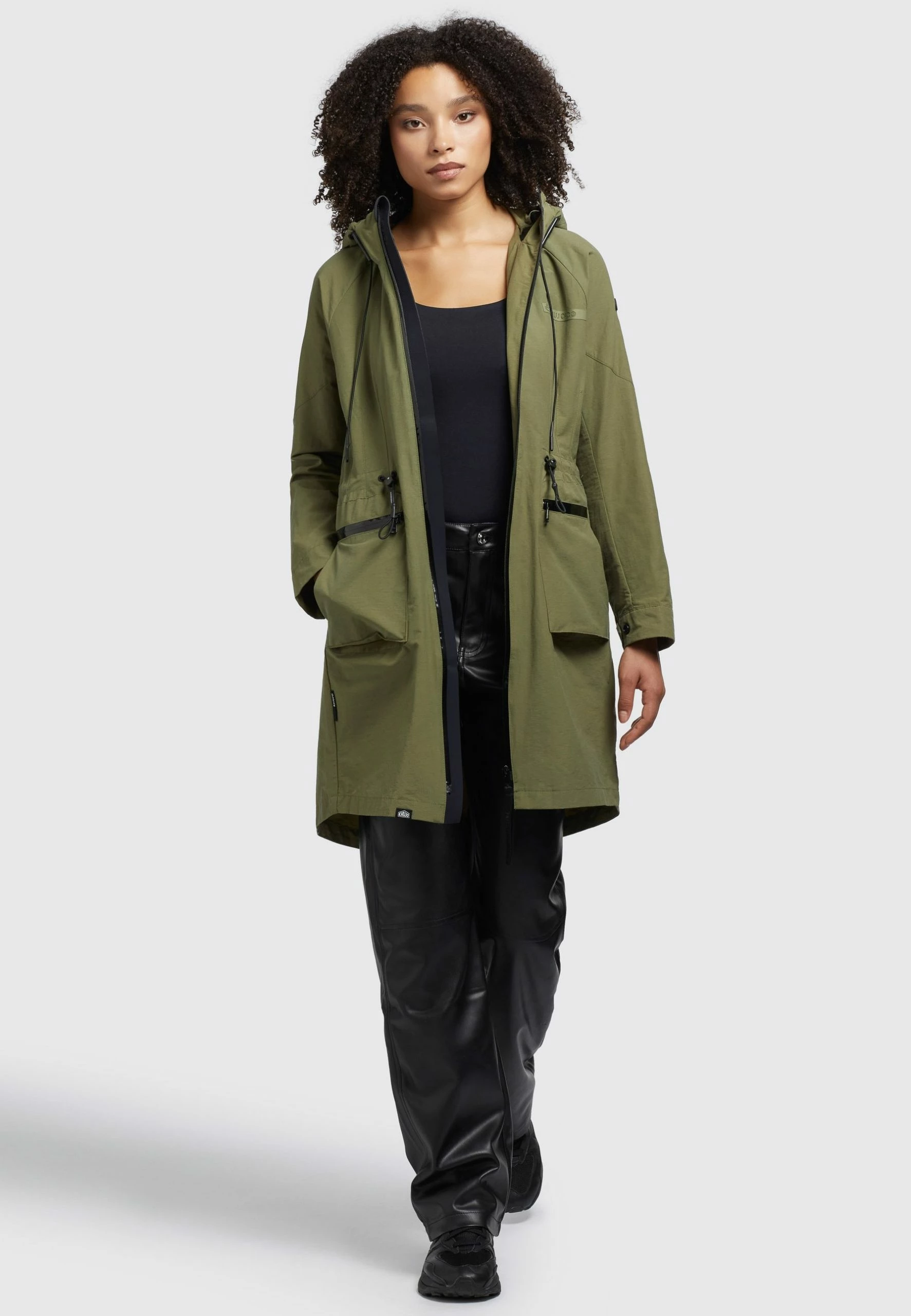 Khujo Levane - Impermeable - Olivgrün 4 Khujo Levane - Impermeable - Olivgrün - Imagen 2