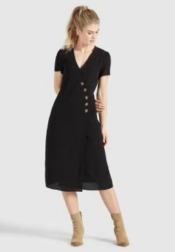 Khujo Ventas 26 Khujo Porgy - Vestido Informal - Schwarz