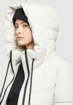 Khujo Klayd - Abrigo De Invierno Blanco para Mujer - Elegancia y Calidez -Khujo Ventas 0b93a41cd65d45f09fee28303df2aadb