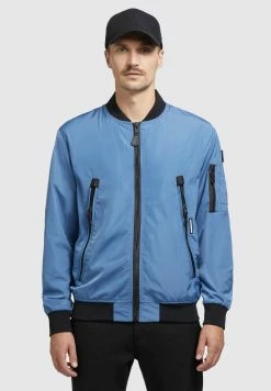 Chaquetas Bomber para Hombre Khujo Astile2 - Blau - Estilo Moderno y Ajuste Cómodo