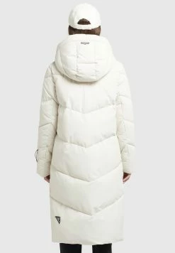Khujo Torino 3 - Abrigo De Invierno para Mujer - Blanco | Abrigos de Invierno Elegantes -Khujo Ventas 1a9718bcf6a544089eb274425d5fcded