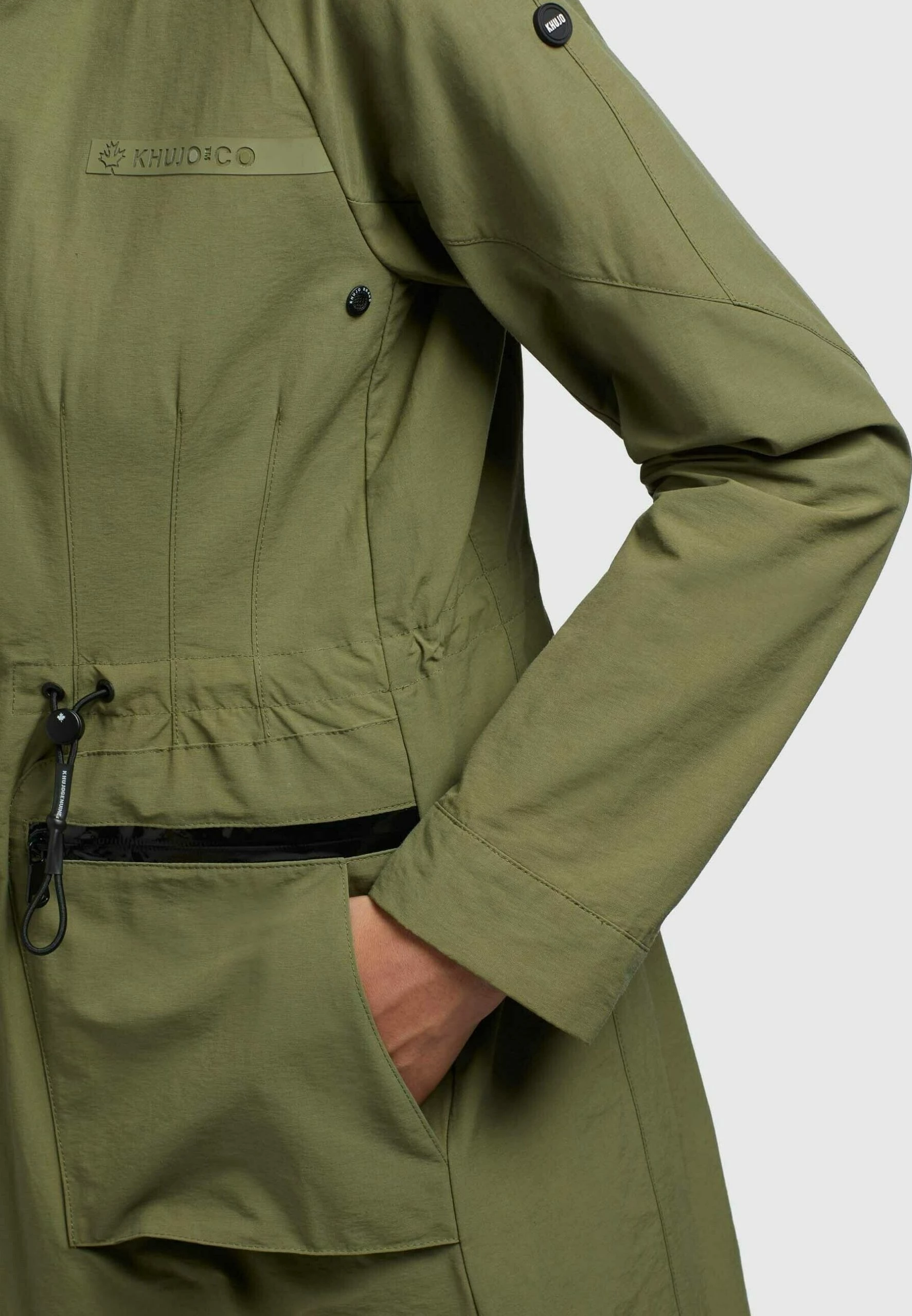 Khujo Levane - Impermeable - Olivgrün 9 Khujo Levane - Impermeable - Olivgrün - Imagen 7