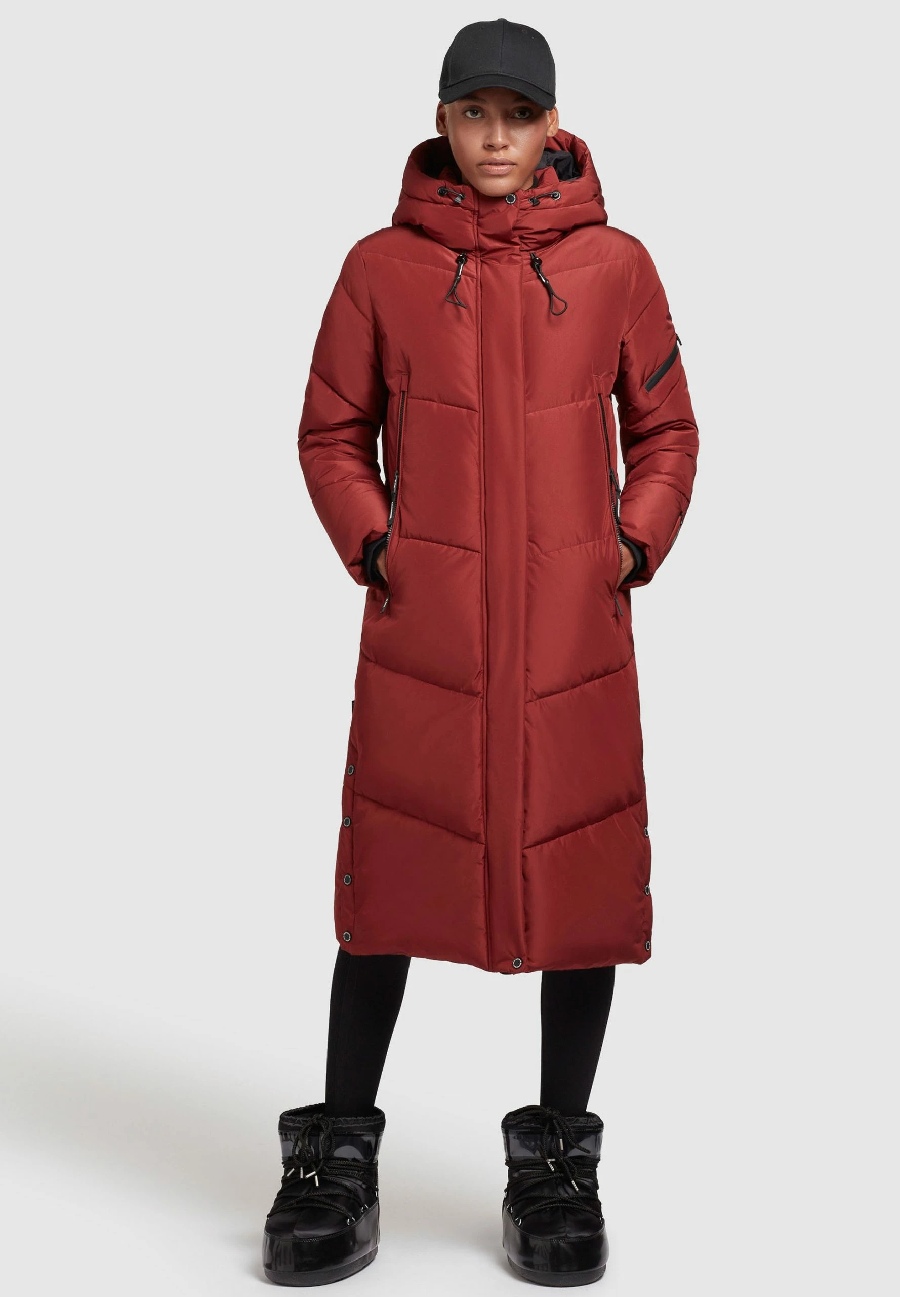 Khujo Sonje3 - Abrigo De Invierno para Mujer - Rostrot 4 Khujo Sonje3 - Abrigo De Invierno para Mujer - Rostrot - Imagen 2