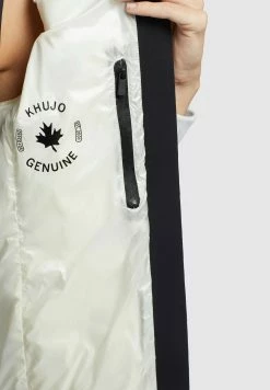 Khujo Maude Shiny - Chaqueta Bomber Cremeweiß para Mujer -Khujo Ventas 2b8a4a4957a54213b9a21f286e9f24ef