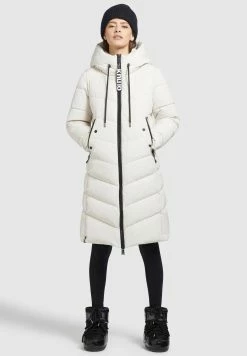Khujo Klayd - Abrigo De Invierno Blanco para Mujer - Elegancia y Calidez -Khujo Ventas 2bc51b1eaadd4ed4a037f78651549109