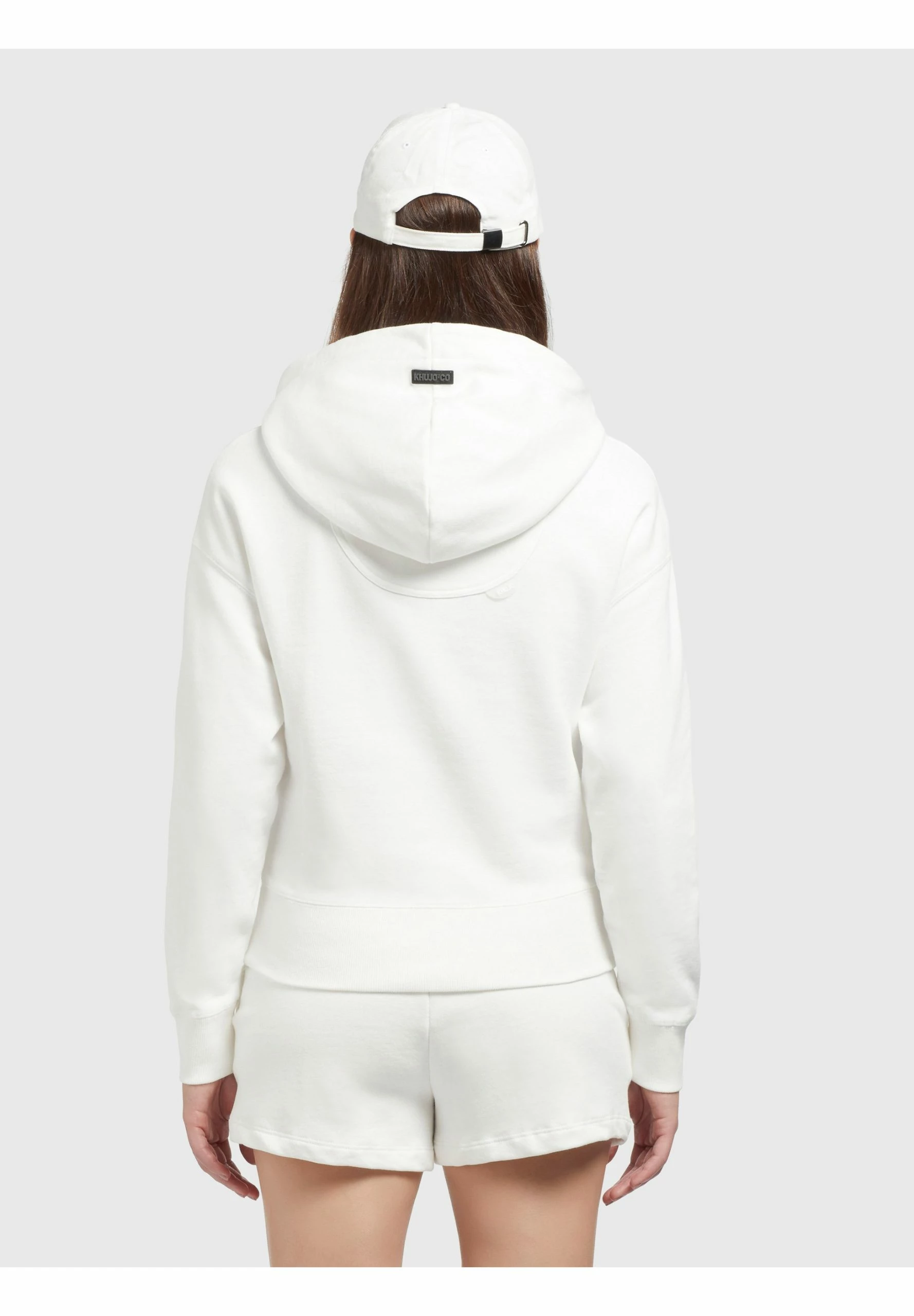 Khujo Dalia - Sudadera con Capucha para Mujer - Jersey Cómodo - Color Naturweiß 5 Khujo Dalia - Sudadera con Capucha para Mujer - Jersey Cómodo - Color Naturweiß - Imagen 3