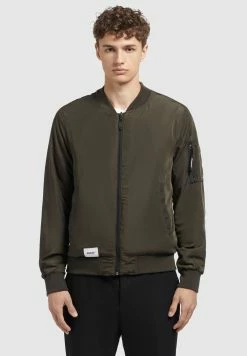 Khujo Velo - Chaqueta Bomber para Hombre - Color Gris Beige