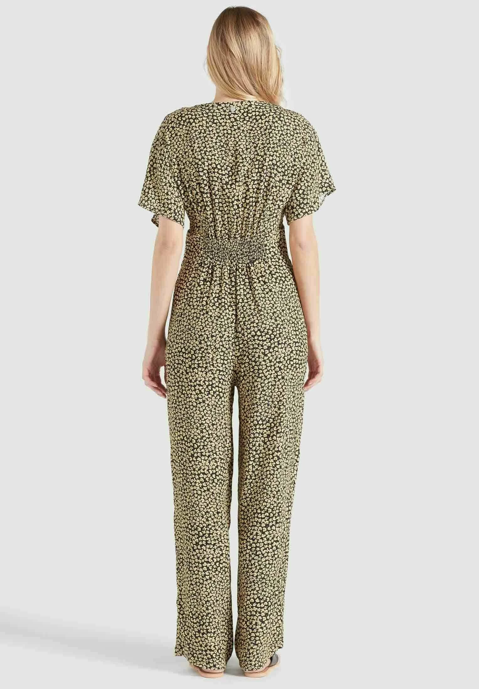 Khujo Borgia - Mono - Schwarz-Gelb Geblümt | Ropa Mujer | Estilo Único 5 Khujo Borgia - Mono - Schwarz-Gelb Geblümt | Ropa Mujer | Estilo Único - Imagen 3