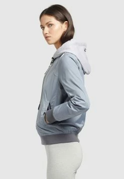 Khujo Persee - Chaqueta Fina para Mujer - Gris -Khujo Ventas 3d7bb9c2116243d2b9c903a65162d47a