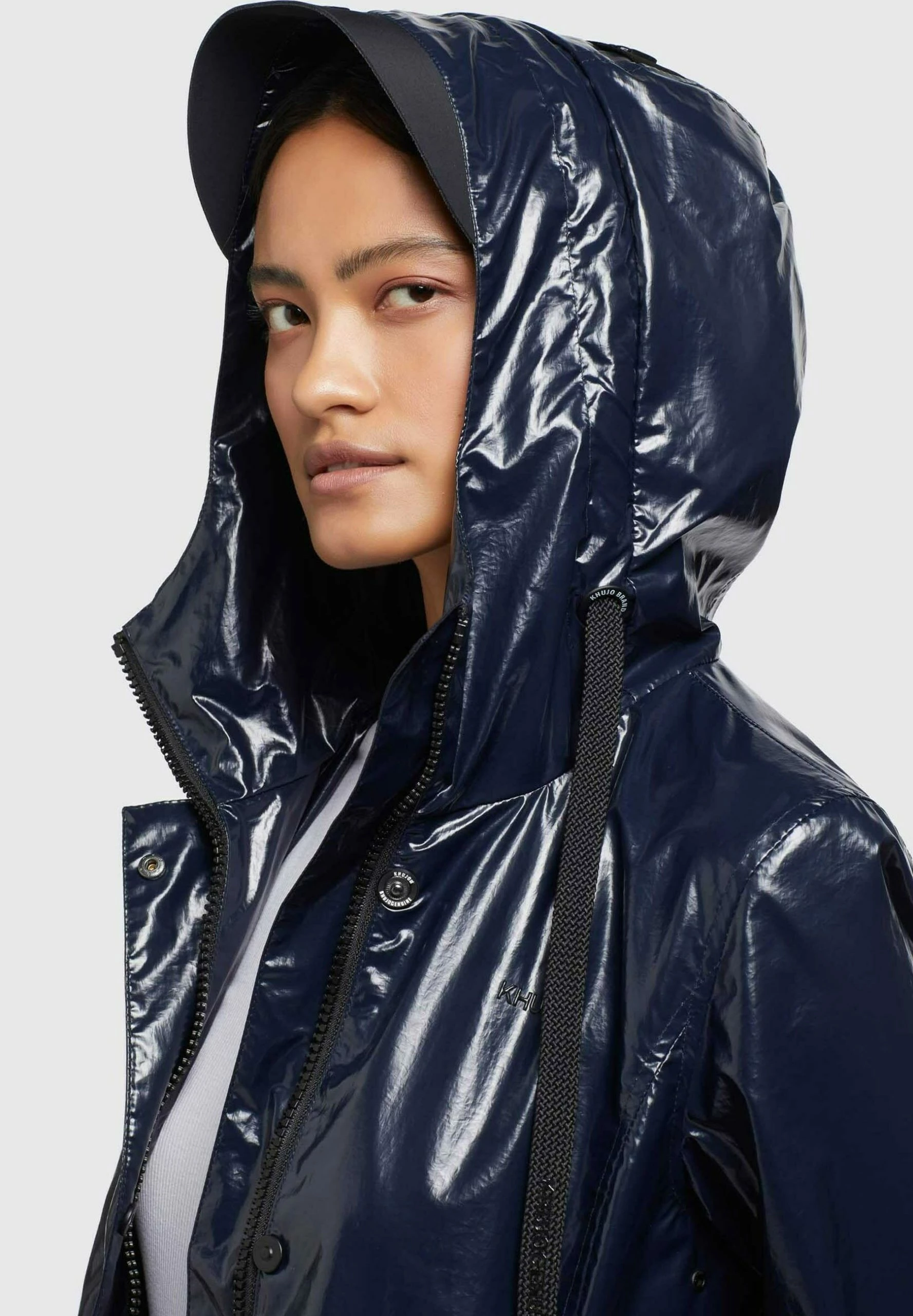 Khujo Alecia - Gabardina - Dunkelblau 7 Khujo Alecia - Gabardina - Dunkelblau - Imagen 5