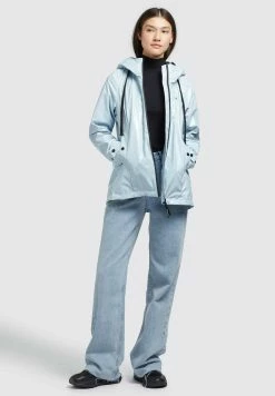 Khujo Somia - Chaqueta De Entretiempo Mujer Hellblau | Abrigo Ligero y Estiloso -Khujo Ventas 463074b382be44e0870eda0fea56e972