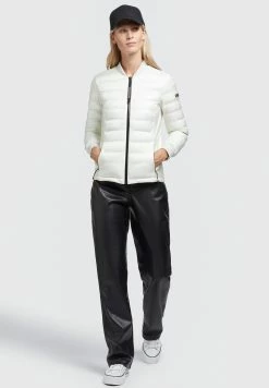 Khujo Maude Shiny - Chaqueta Bomber Cremeweiß para Mujer -Khujo Ventas 46c47a6d0aa44f29b952012ae36e5725