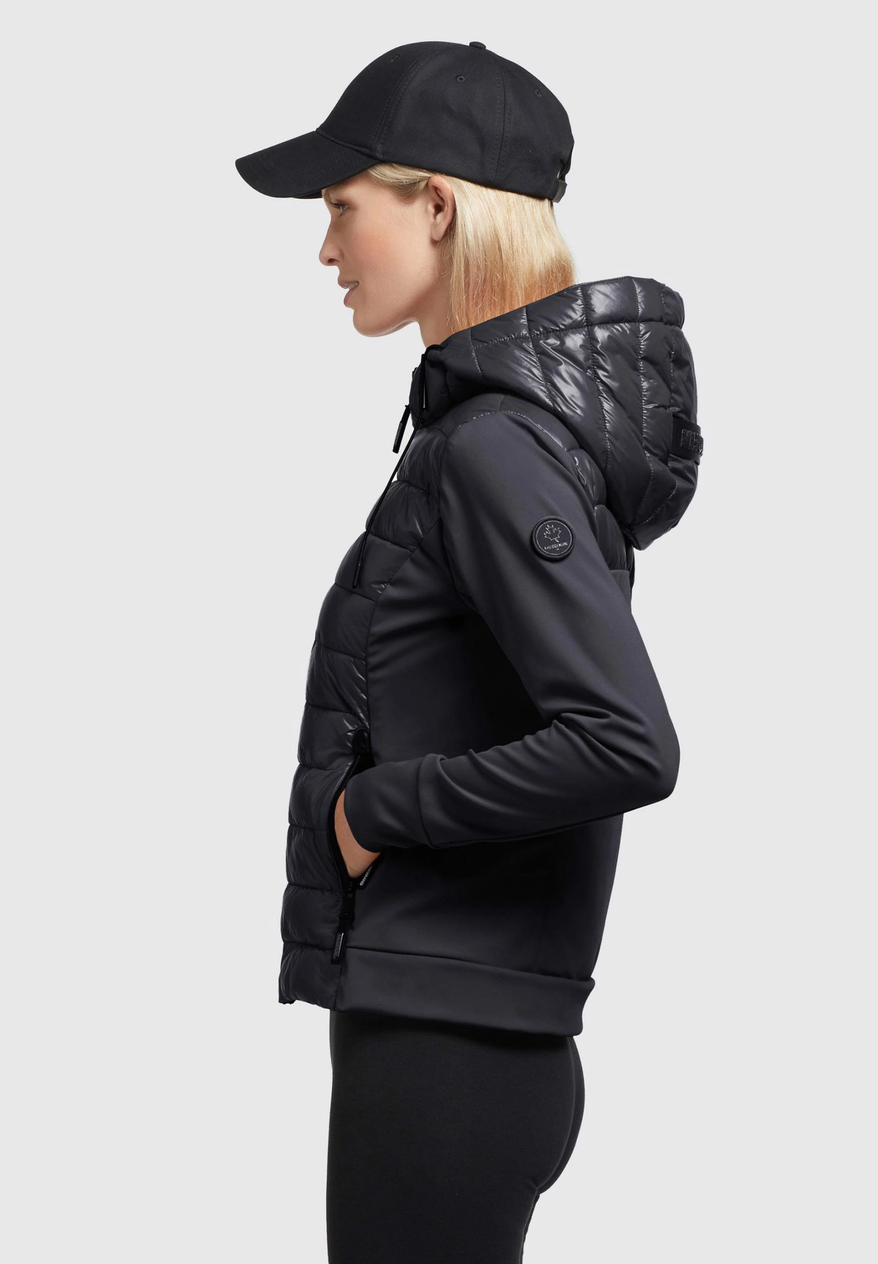 Khujo Ghita Shiny - Chaqueta De Entretiempo Mujer - Schwarz 6 Khujo Ghita Shiny - Chaqueta De Entretiempo Mujer - Schwarz - Imagen 4