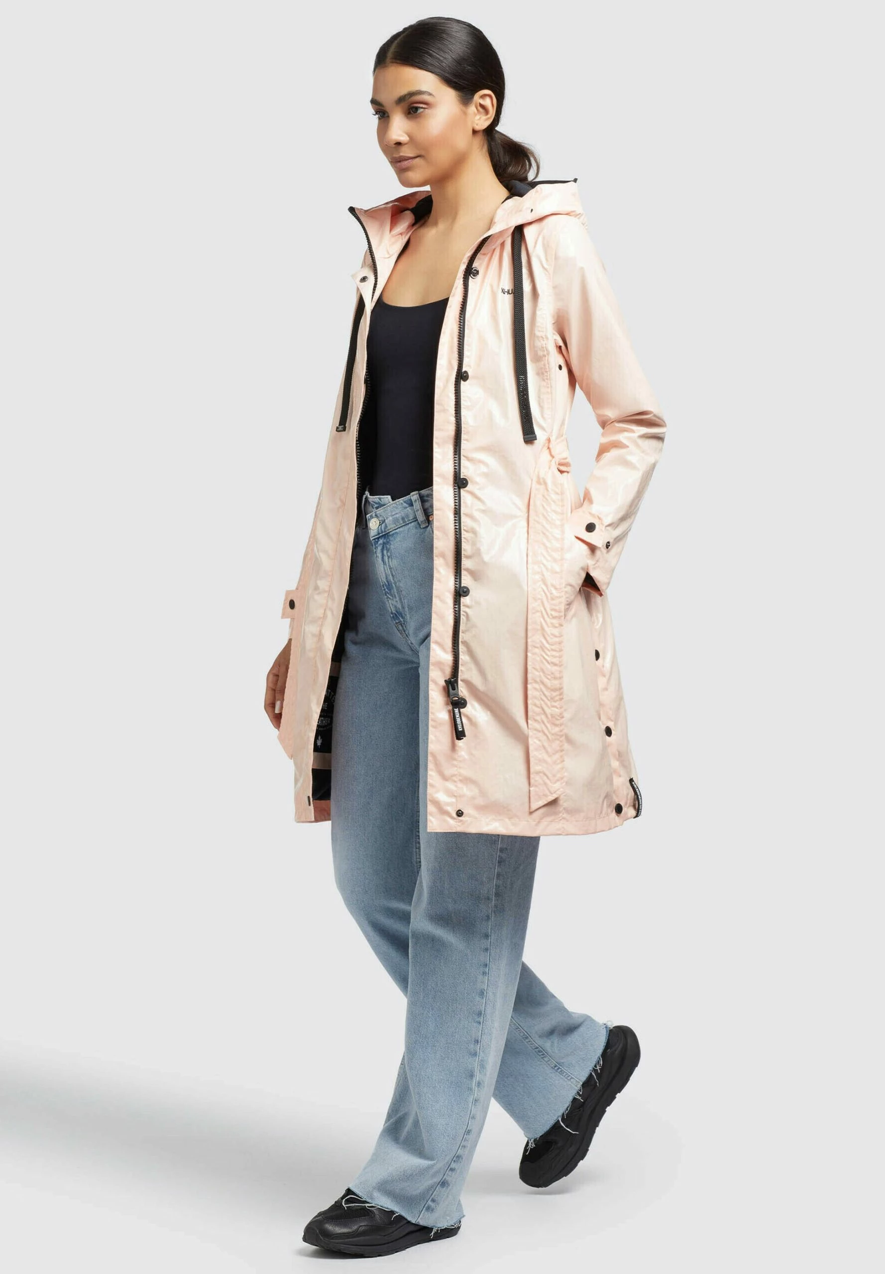 Khujo Alecia - Gabardina - Apricot 6 Khujo Alecia - Gabardina - Apricot - Imagen 4