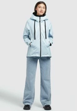 Khujo Somia - Chaqueta De Entretiempo Mujer Hellblau | Abrigo Ligero y Estiloso -Khujo Ventas 50117332013245b7a704ae12fb36188c