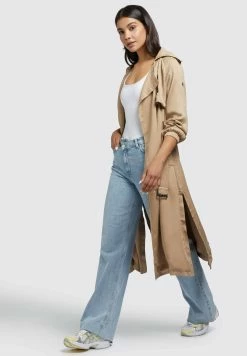 Khujo Garda - Gabardina Beige | Abrigo de Mujer Elegante -Khujo Ventas 58f84c6e5ca94ababa27c58895fddaca