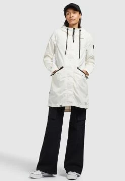 Khujo Games - Parka - Naturweiß | Abrigo de Mujer | Estilo Moderno y Cálido -Khujo Ventas 5958458f8a5946fab97f65cbf2035f24