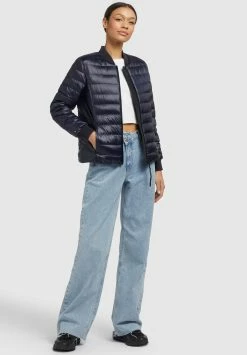 Khujo Maude Shiny - Chaquetas Bomber - Dunkelblau -Khujo Ventas 5abe7248fa164210b386abd3d15ff9b2