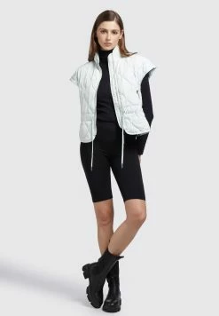Khujo Hera - Chaleco Mujer Blassgruen | Chaquetas y Blazers de Moda -Khujo Ventas 6257599c1f8b488faca2919857b0c8d0