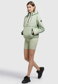 Khujo Elita - Cortaviento para Mujer - Blassgrün | Chaquetas y Blazers -Khujo Ventas 652749cd575546c3be68275a52f18e19