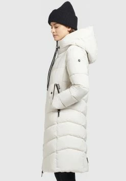 Khujo Klayd - Abrigo De Invierno Blanco para Mujer - Elegancia y Calidez -Khujo Ventas 674ed0fdd6004d48823d4299dd26e876