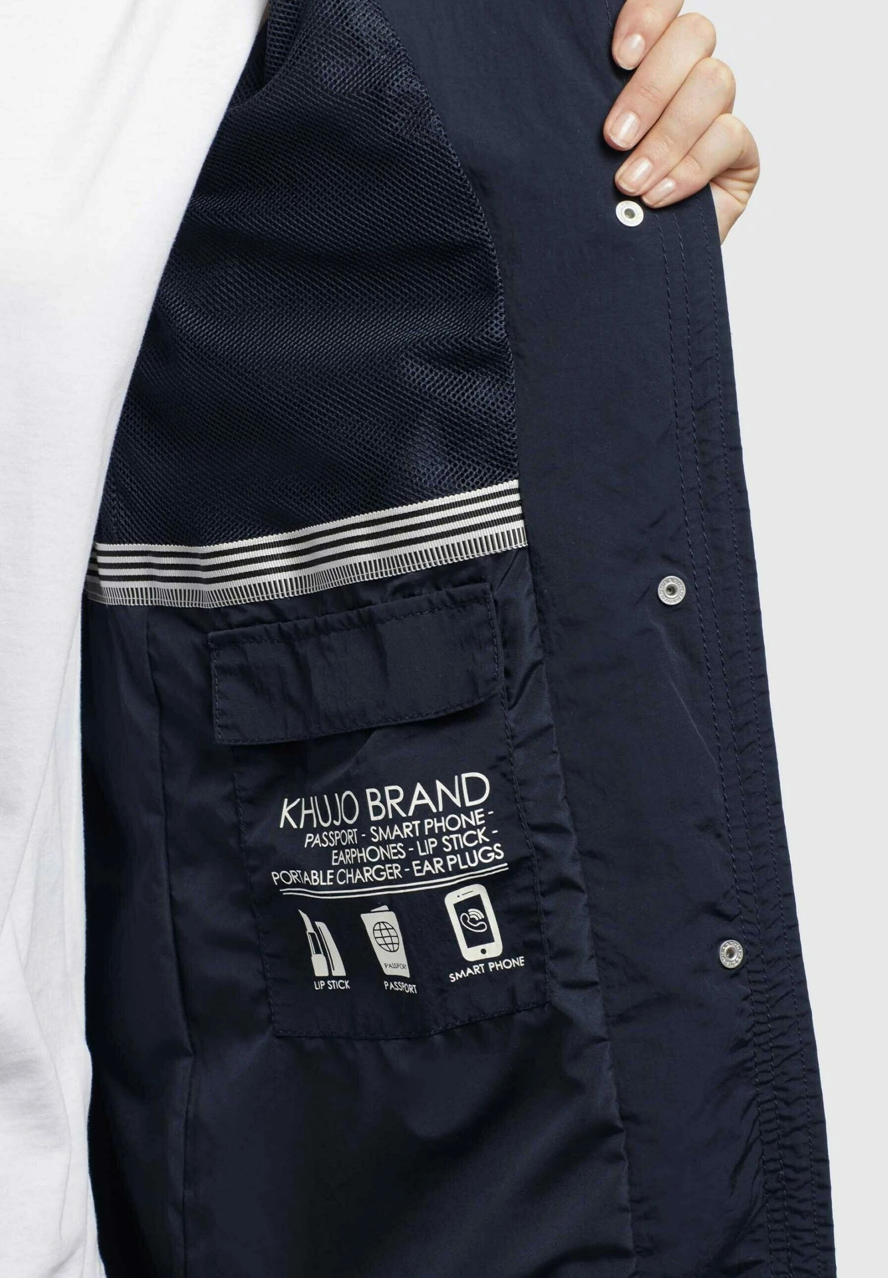 Khujo Adda - Abrigo Corto - Dunkelblau 8 Khujo Adda - Abrigo Corto - Dunkelblau - Imagen 6