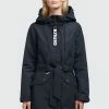 Khujo Lauren - Parka - Dunkelgrau -Khujo Ventas 7228ecd5b33b4234bc0af07440ac71fb