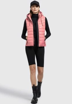 Khujo Fabia Shiny - Chaleco - Rosa -Khujo Ventas 7330c8f7b3ab411a87fddfc8be4138d5