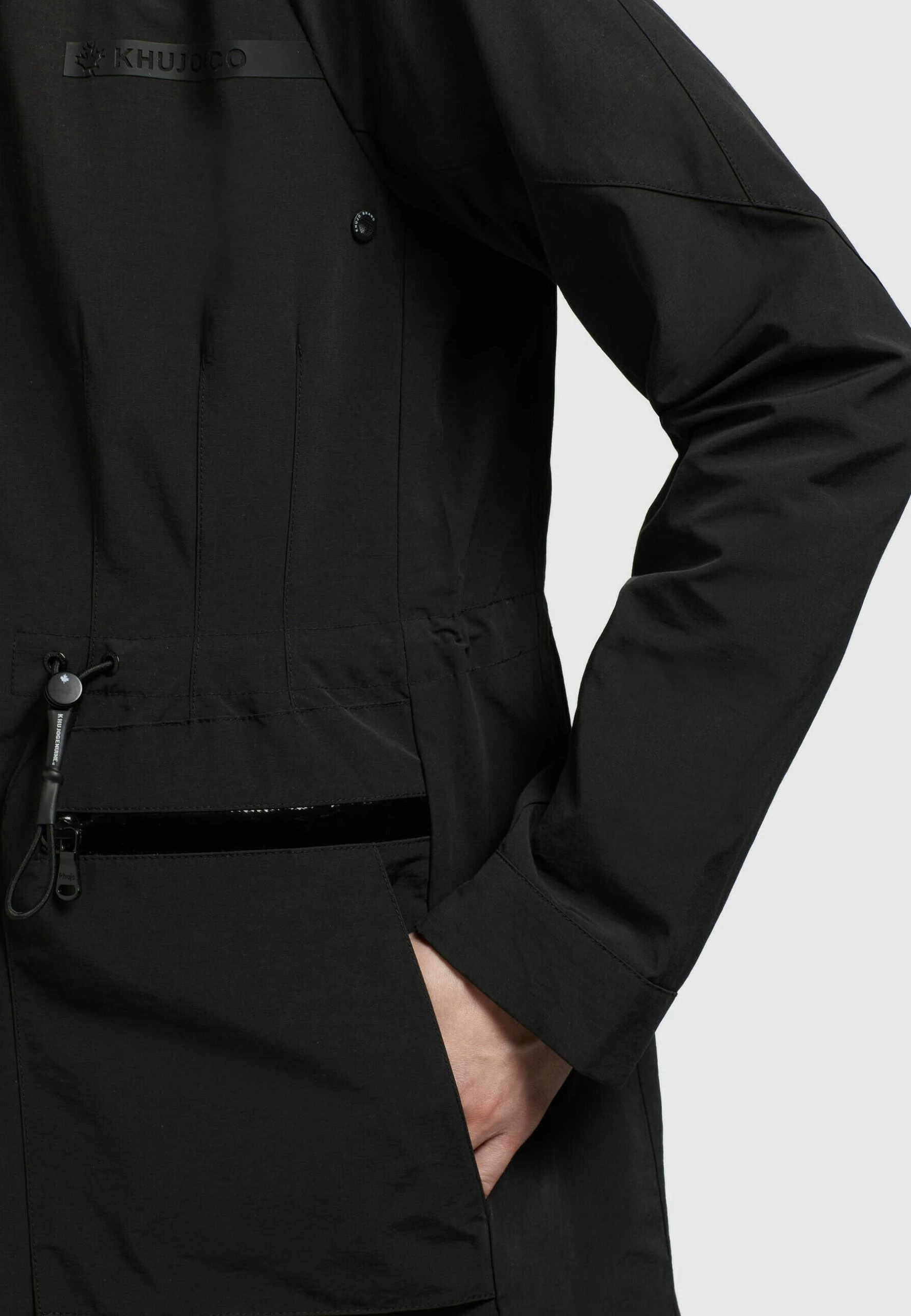 Khujo Levane - Impermeable - Schwarz 8 Khujo Levane - Impermeable - Schwarz - Imagen 6