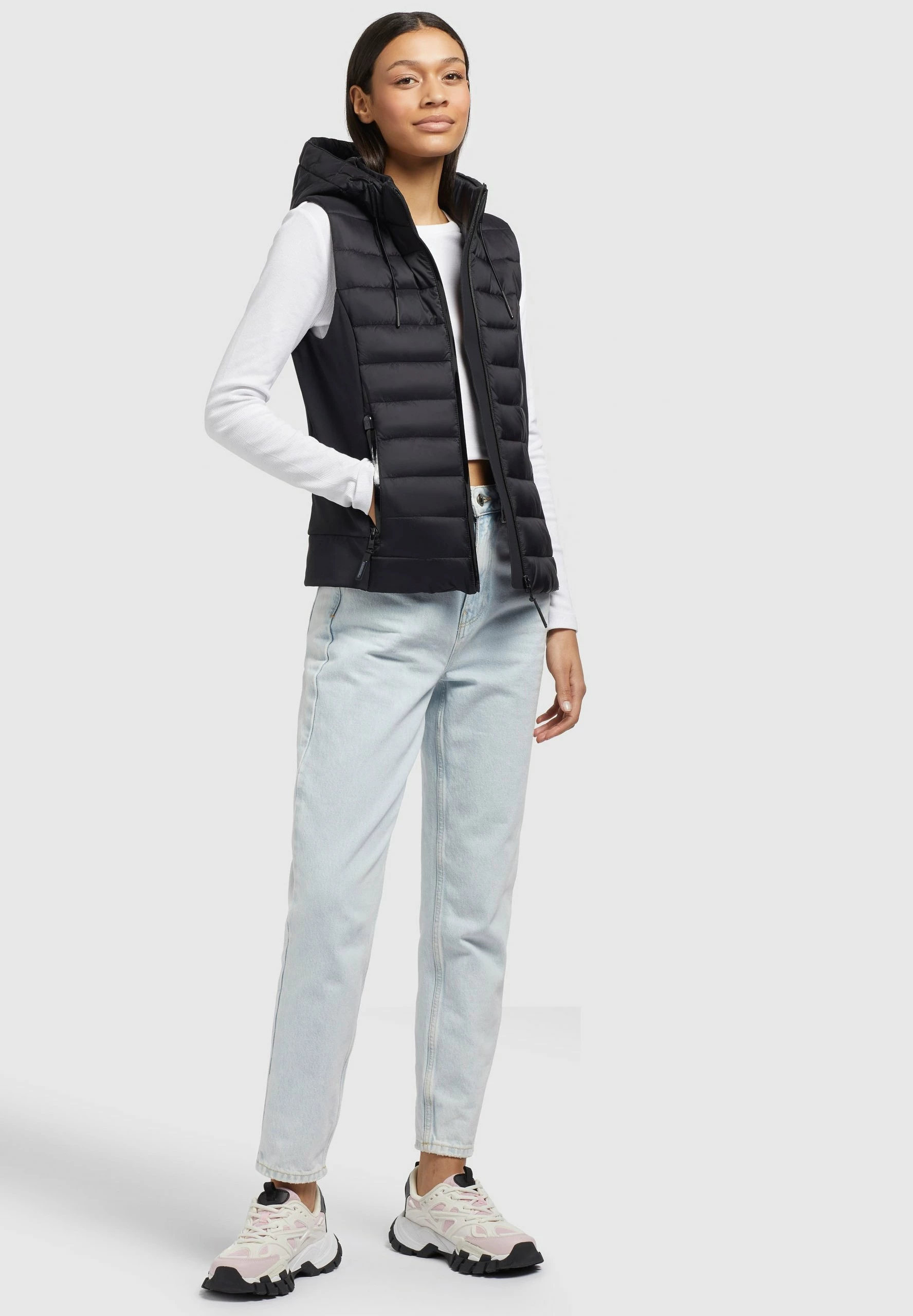 Khujo Fabia Matt - Chaleco - Schwarz 6 Khujo Fabia Matt - Chaleco - Schwarz - Imagen 4