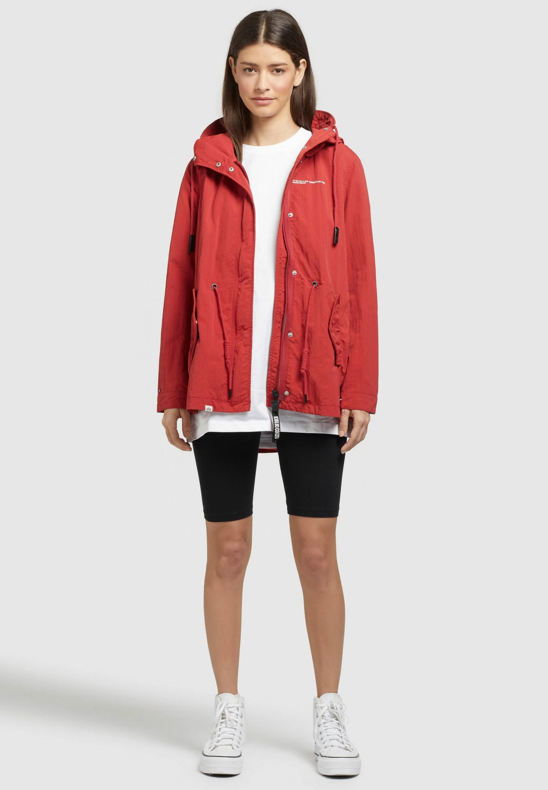 Khujo Caima - Parka - Rot - Abrigo de Mujer 4 Khujo Caima - Parka - Rot - Abrigo de Mujer - Imagen 2