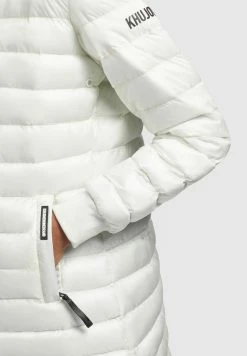 Khujo Greta Shiny - Chaqueta De Entretiempo Cremeweiß para Mujer -Khujo Ventas 7f80f288ec494b44a4884e373a6389ad