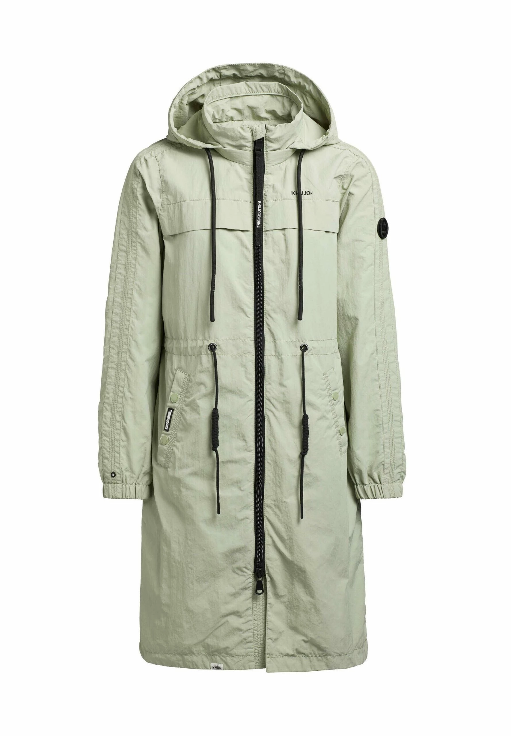 Khujo Mantel Voya3 - Parka Impermeable para Mujer en Blassgrün 11 Khujo Mantel Voya3 - Parka Impermeable para Mujer en Blassgrün - Imagen 9
