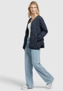 Chaqueta De Entretiempo Khujo Yuna - Dunkelblau | Mujer | Ropa -Khujo Ventas 8320c39f3de048e2b3e756fcfba55f47