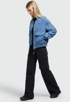 Khujo Nova - Chaqueta Bomber Mujer Azul | Estilo Moderno y Cómodo -Khujo Ventas 834118189e5f4d9f91aa3a413ca2406a