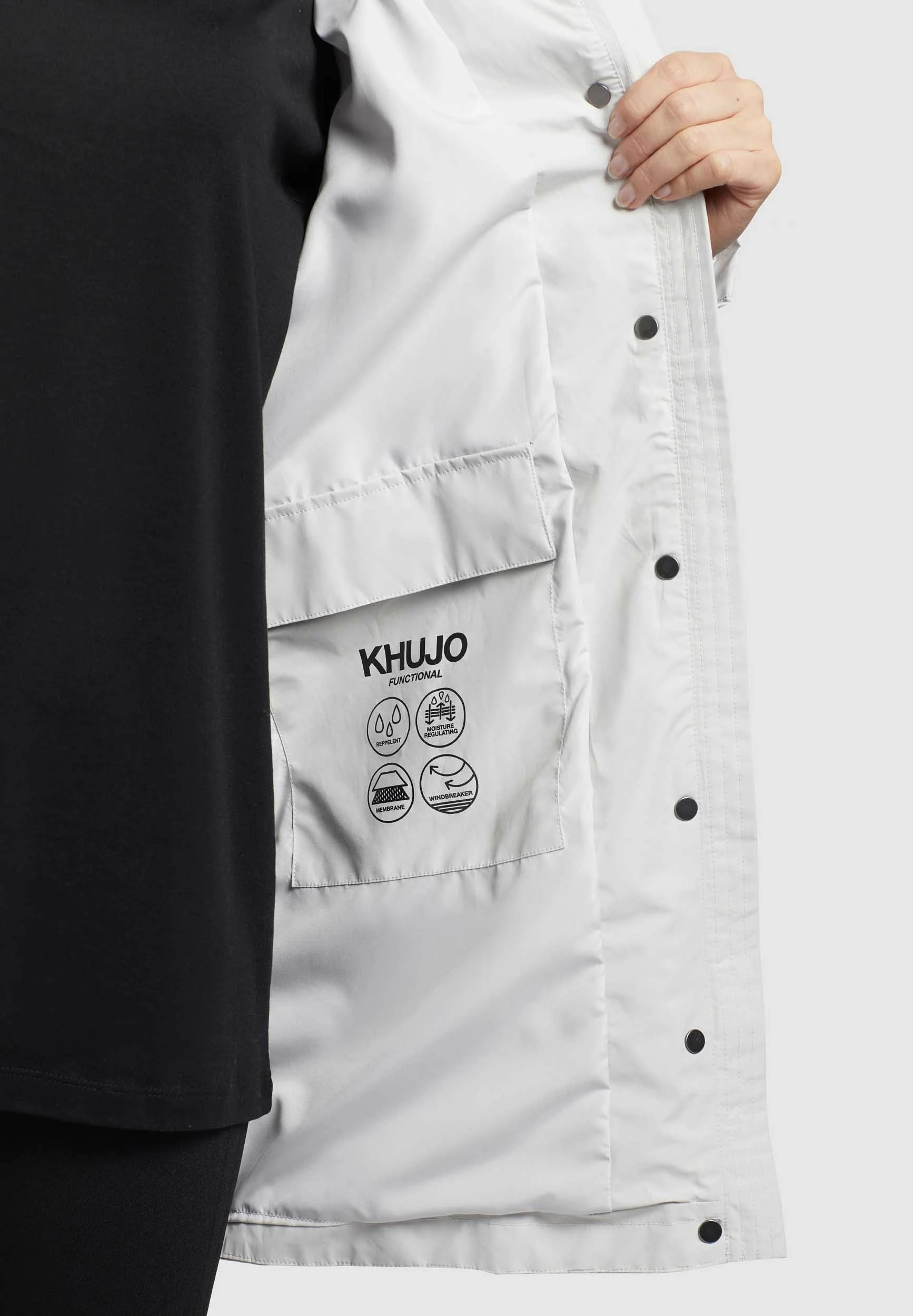 Khujo Jelle - Parka - Hellgrau 9 Khujo Jelle - Parka - Hellgrau - Imagen 7