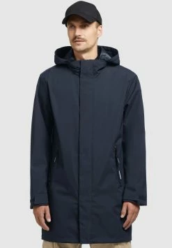Khujo York - Chaqueta Impermeable para Hombre, Color Dunkelblau