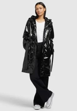 Khujo Alecia - Gabardina - Schwarz -Khujo Ventas 8e6a736ac00b45b890b69e5c33a64f09