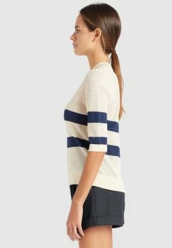 Khujo Chumane - Camiseta Estampada - Sand/Dark Blue -Khujo Ventas 94366046702941ffbecddc1f450aeddc