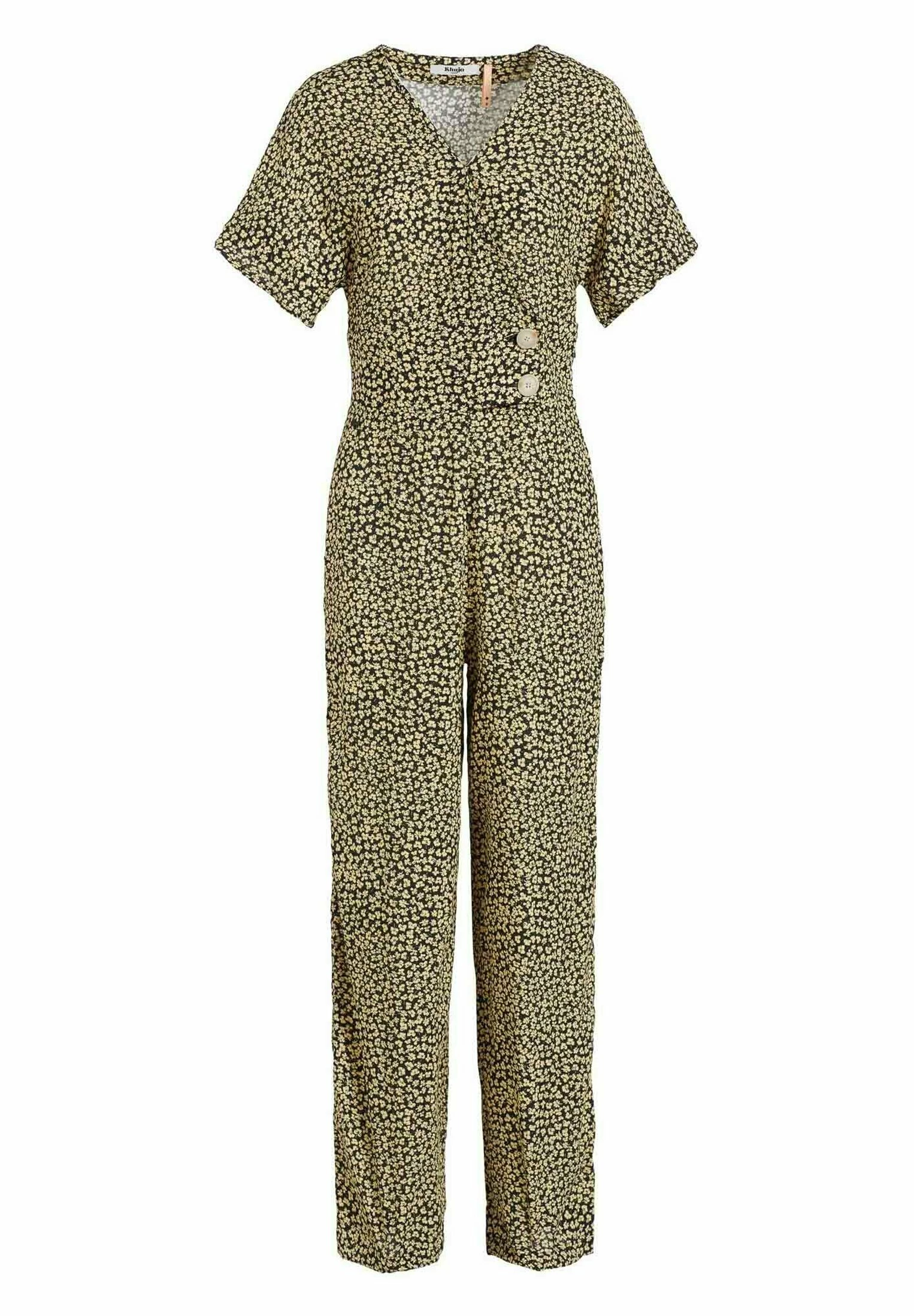 Khujo Borgia - Mono - Schwarz-Gelb Geblümt | Ropa Mujer | Estilo Único 10 Khujo Borgia - Mono - Schwarz-Gelb Geblümt | Ropa Mujer | Estilo Único - Imagen 8