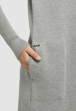 Khujo Elina - Abrigo Corto de Mujer en Grau Meliert | Abrigos de Moda -Khujo Ventas 95b9ac00db7e4f4686cc360b54feeaa1