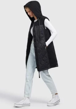 Chaleco Fonda de Khujo para Mujer - Elegante y Moderno en Color Schwarz -Khujo Ventas 99a22a248ae94deeb00d90ac004fa0a9