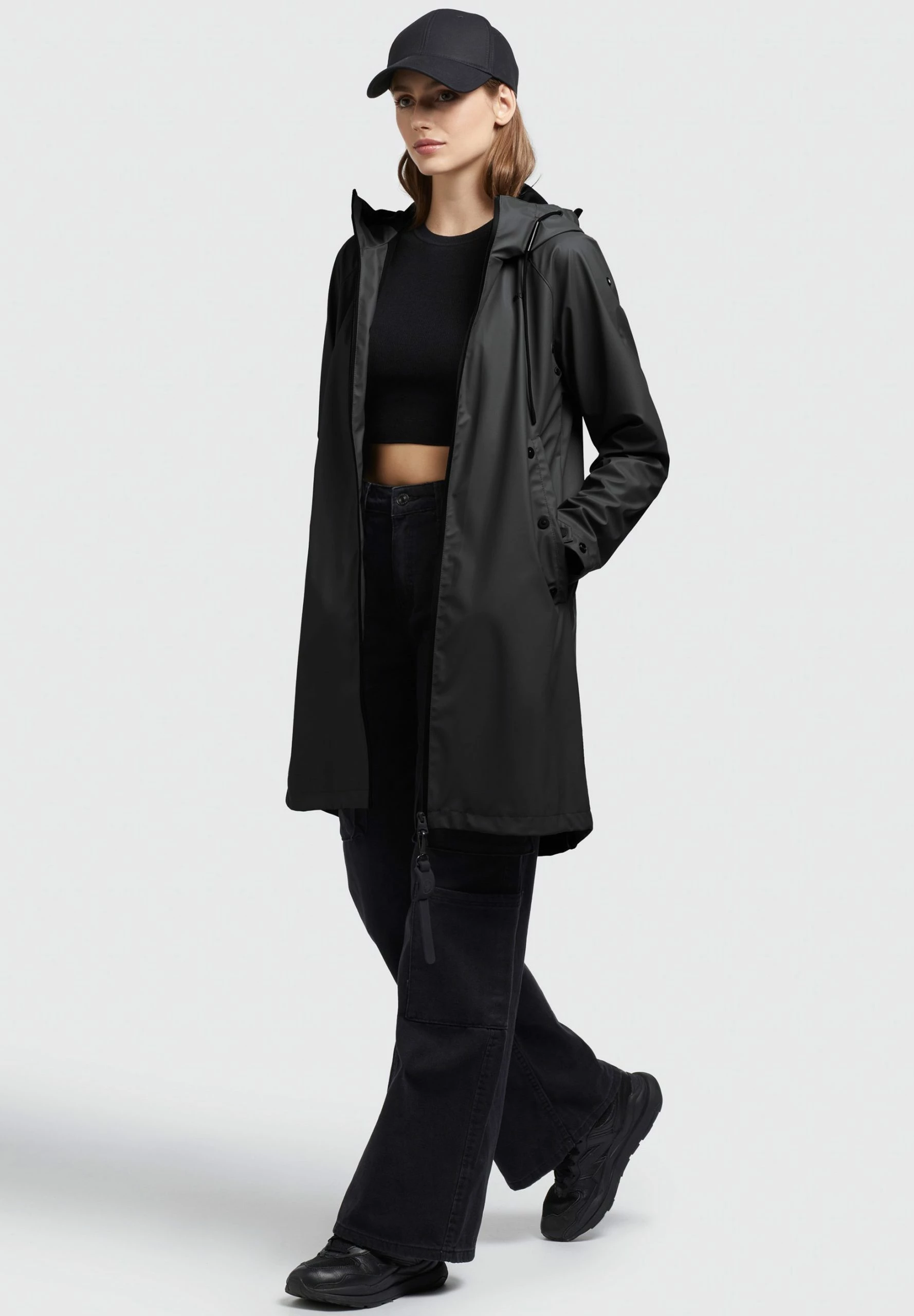 Khujo Fanka - Parka para Mujer - Abrigo de Invierno - Negro 4 Khujo Fanka - Parka para Mujer - Abrigo de Invierno - Negro - Imagen 2