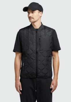 Khujo Liel - Chaleco Hombre Negro | Chaquetas de Alta Calidad