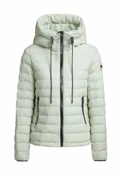 Khujo Lovina Matt - Chaqueta De Entretiempo Blassgrün para Mujer -Khujo Ventas a5fb2fa0f745446ea46680ff21b99db2