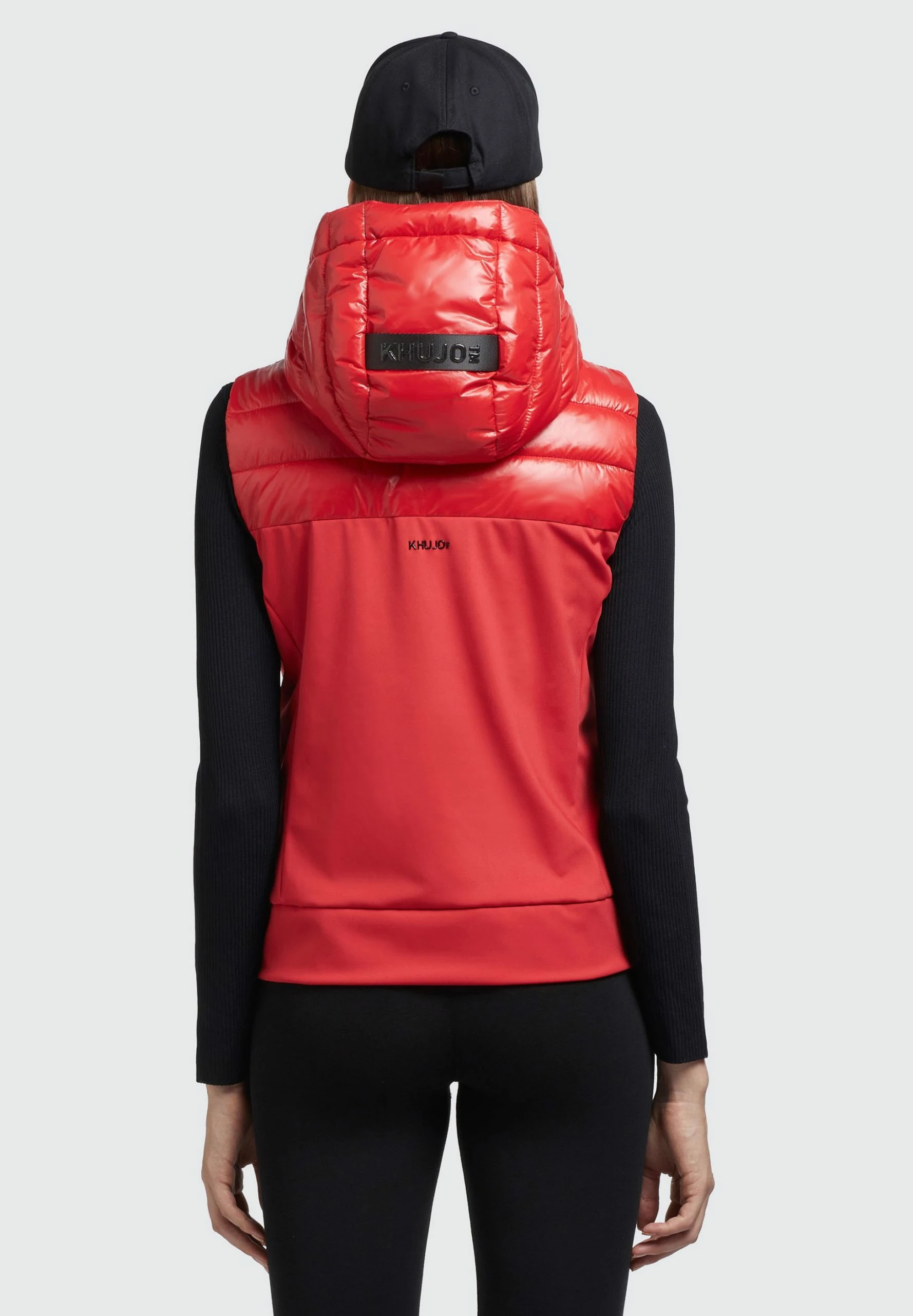 Khujo Fabia Shiny - Chaleco - Rot 5 Khujo Fabia Shiny - Chaleco - Rot - Imagen 3