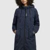 Khujo Mantel Voya3 - Parka - Dunkelblau -Khujo Ventas ac2aef62e79c439f971610ac015a5a03