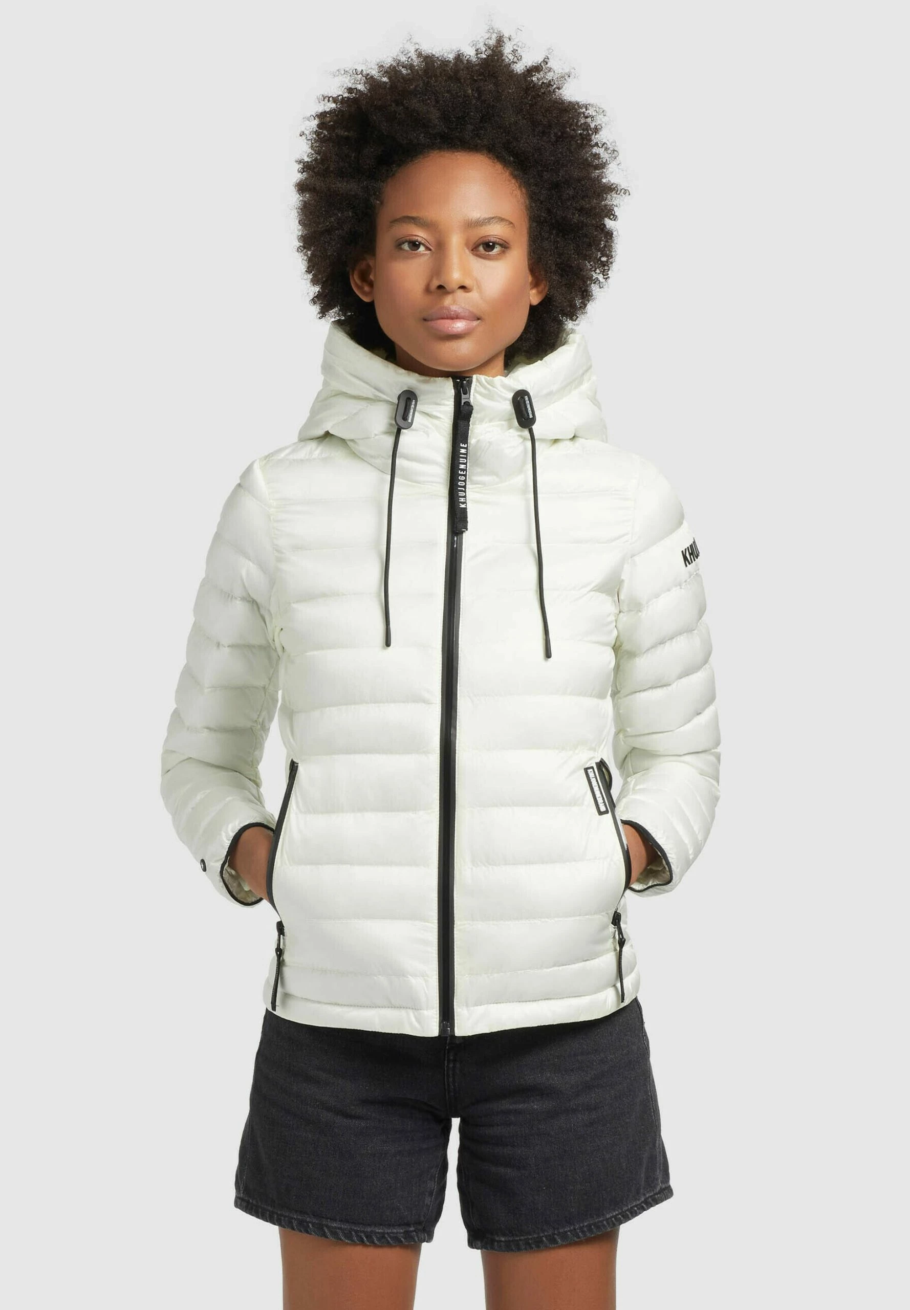 Khujo Lovina4 Shiny - Chaqueta De Entretiempo Cremeweiß para Mujer 3 Khujo Lovina4 Shiny - Chaqueta De Entretiempo Cremeweiß para Mujer