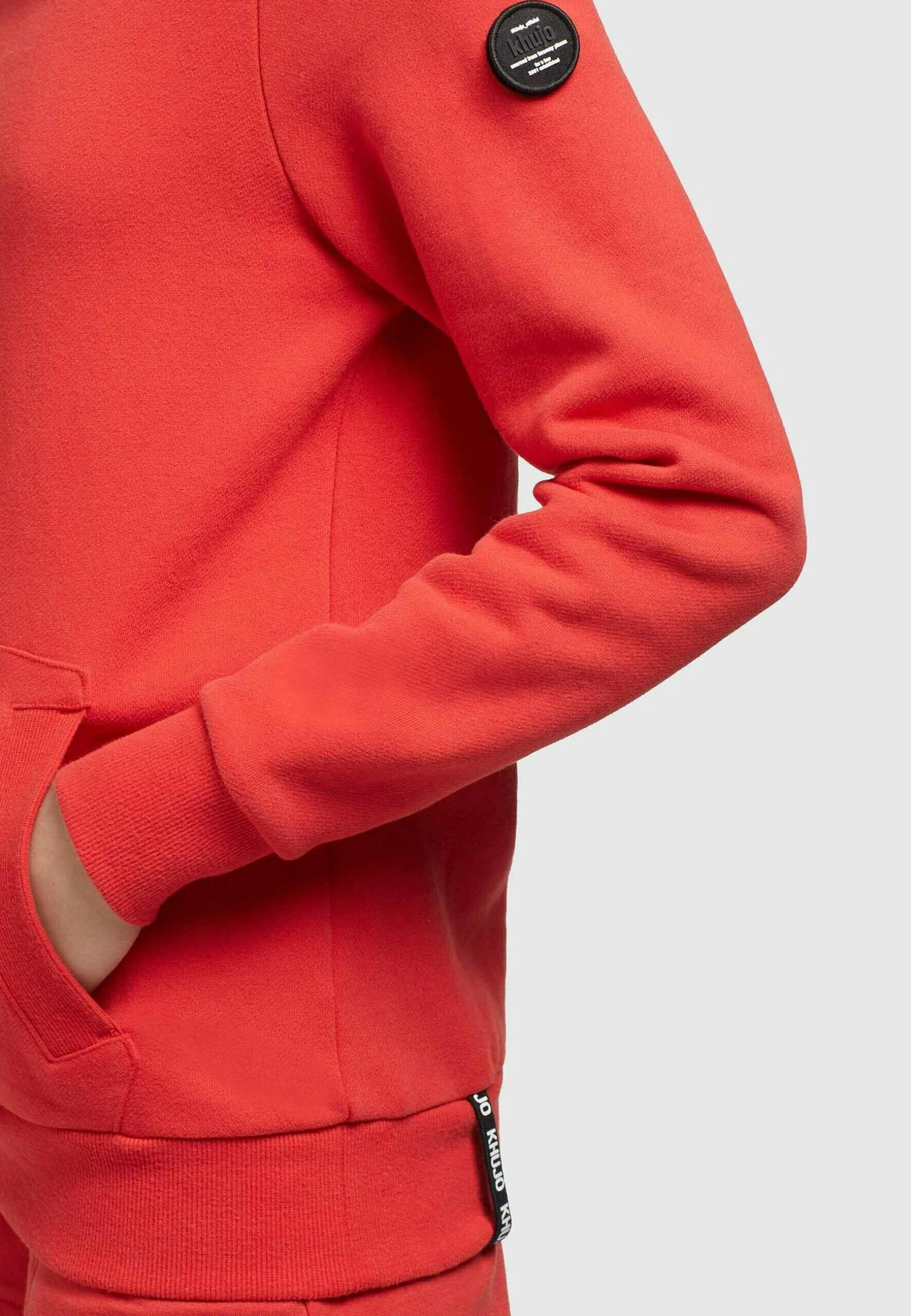 Khujo Rhabea - Jersey con Capucha para Mujer - Color Rojo 9 Khujo Rhabea - Jersey con Capucha para Mujer - Color Rojo - Imagen 7