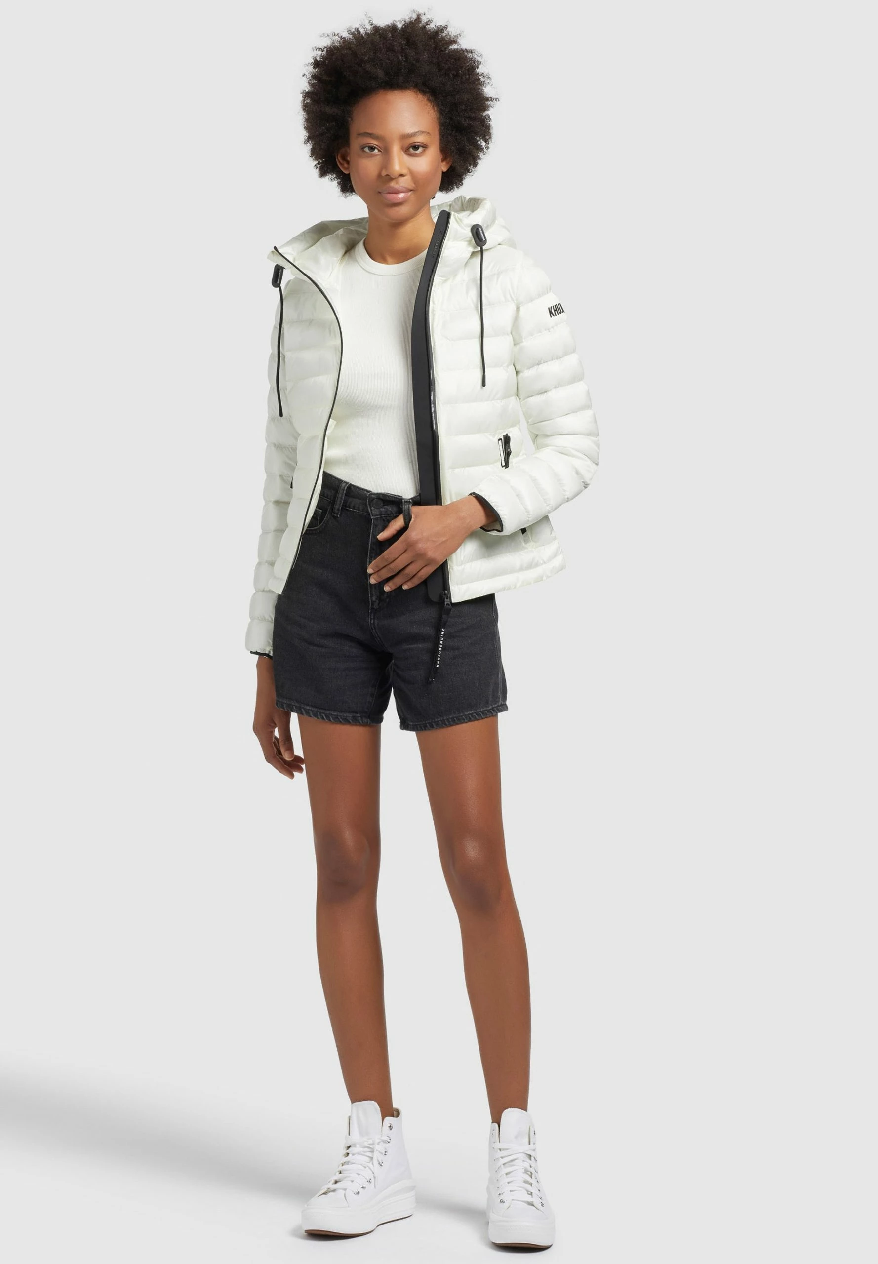 Khujo Lovina4 Shiny - Chaqueta De Entretiempo Cremeweiß para Mujer 4 Khujo Lovina4 Shiny - Chaqueta De Entretiempo Cremeweiß para Mujer - Imagen 2